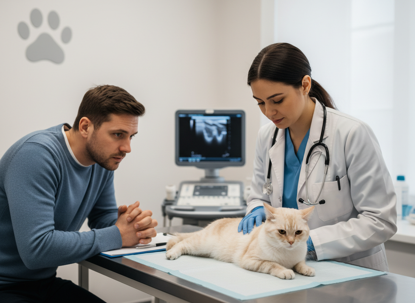 Krew w moczu kota: Natychmiastowa pomoc i diagnoza