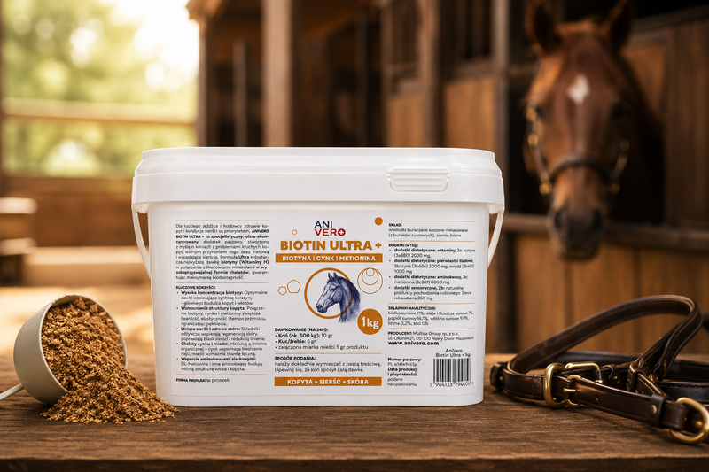 Biotin and zinc for horses: the key to healthy hooves and coats