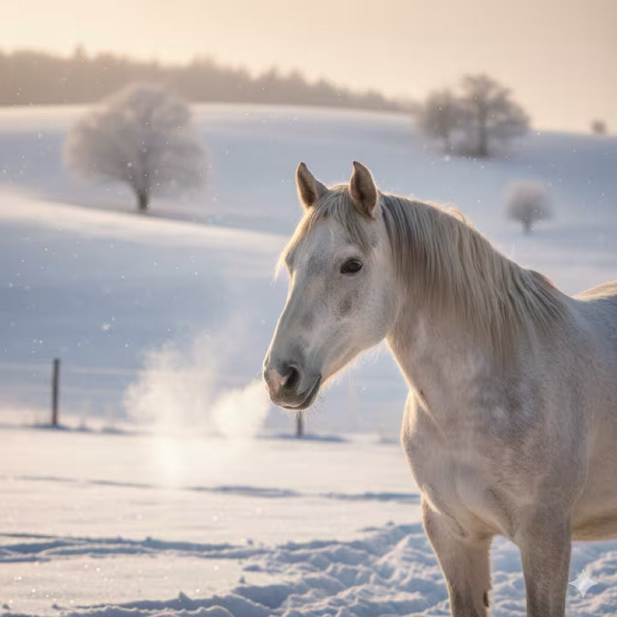 How to care for a horse in winter - diet and care