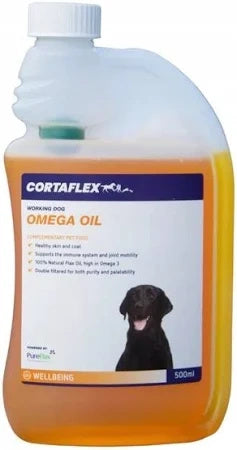 Cortaflex Canine Omega Oil 500ml - olej lniany dla psów