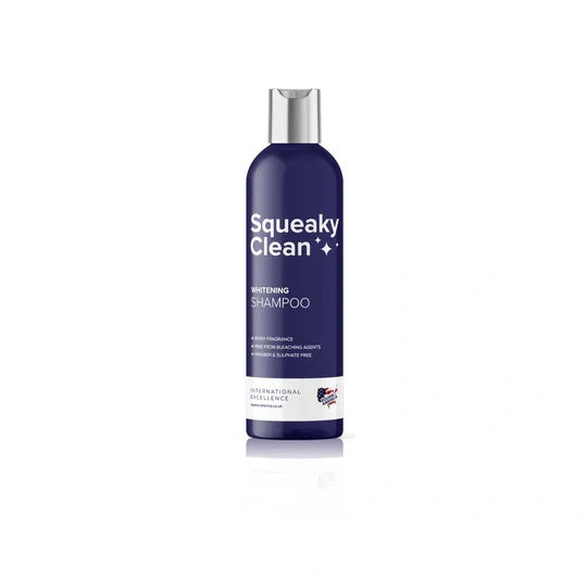 Equine America Squeaky Clean Whitening Shampoo 1L - szampon dla siwych koni