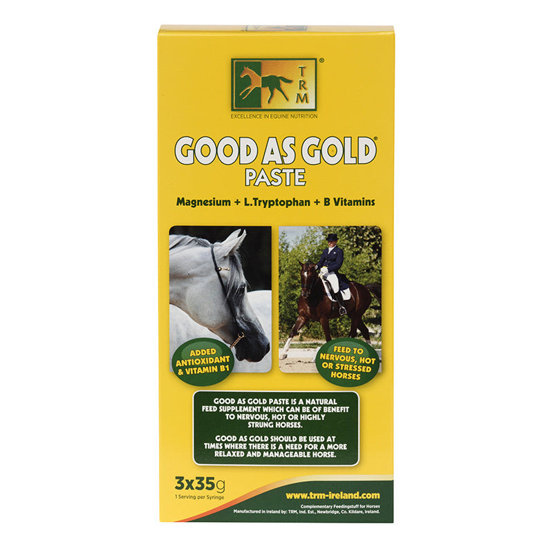 TRM Good as Gold Paste - calming paste for horses
