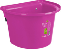 Feed trough with hanger, 12 L pink