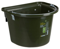 Żłób na paszę z zawiesiem i pałąkiem, 12 l oliwkowy