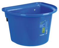 Feed bucket with hanger, 12 L Dark Blue